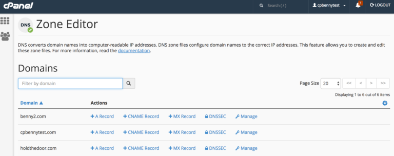 Managing Zone Editing Permissions in cPanel