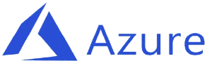 Azure logo with a blue stylized 'A' shape.