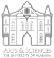 The University of Alabama Arts and Sciences logo with a drawing of a building.