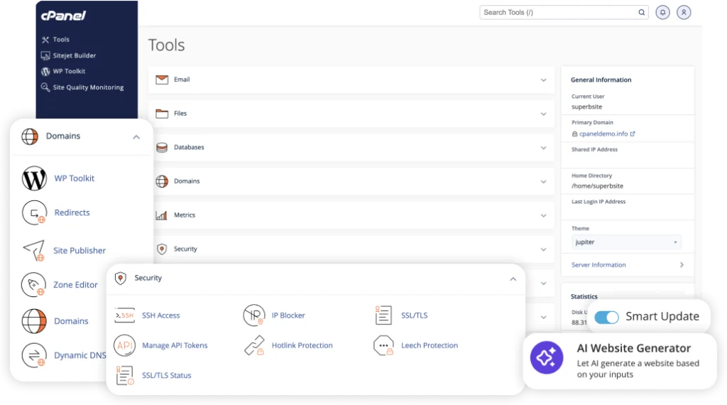 cPanel product